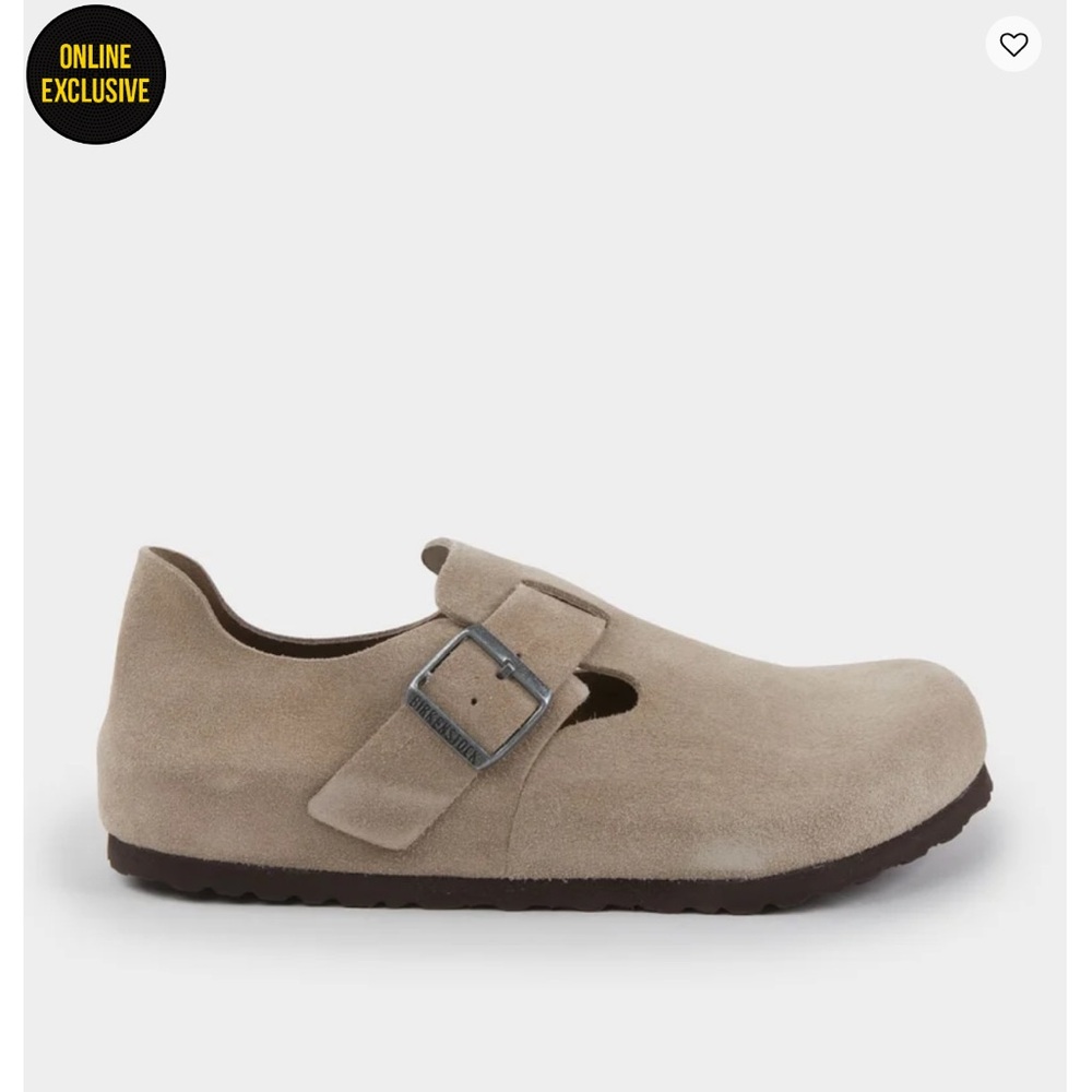 Men’s Birkenstock London suede taupe size 44